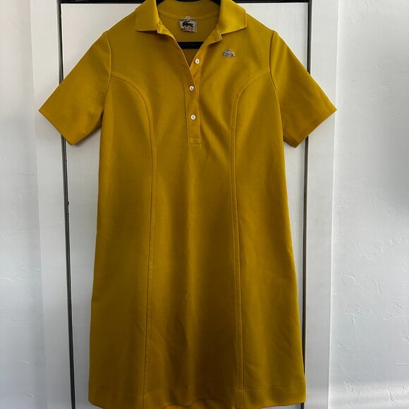60's Lacoste Yellow Vintage Lacoste polo dresses - Picture 2 of 10